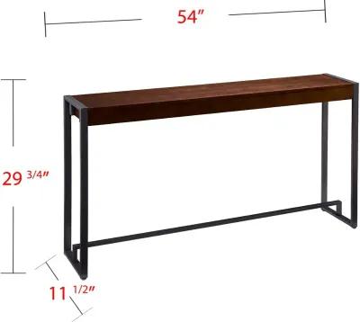 Holly & Martin Macen Dark Tobacco Console Table