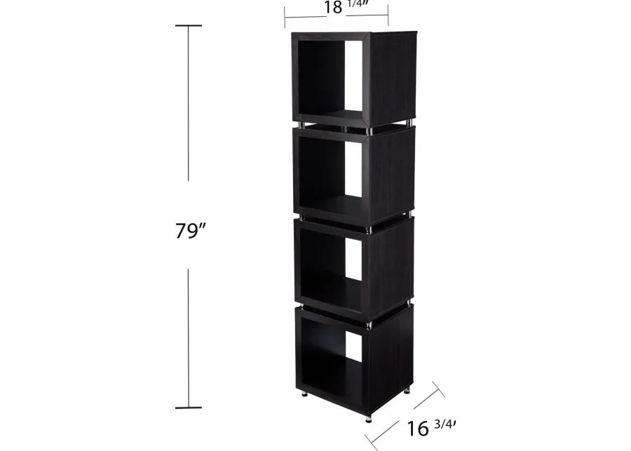 Portgren Modern 4-Tier Bookshelf