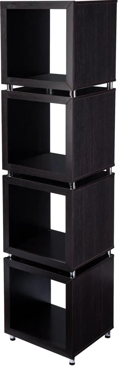 Portgren Modern 4-Tier Bookshelf