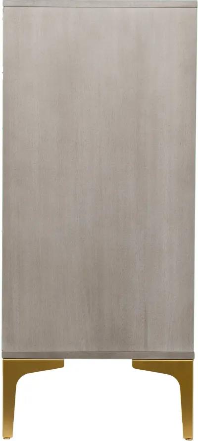 Lantara Gray Modern Storage Cabinet