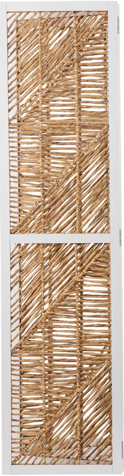 Quilino Light Brown Woven Room Divider