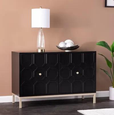 Gramdlynn Black Two-Door Accent Cabinet