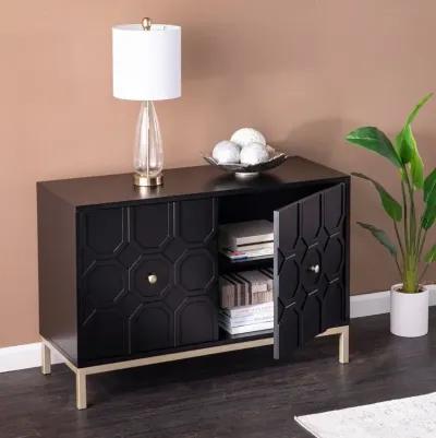 Gramdlynn Black Two-Door Accent Cabinet