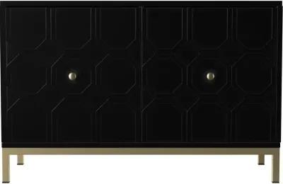 Gramdlynn Black Two-Door Accent Cabinet