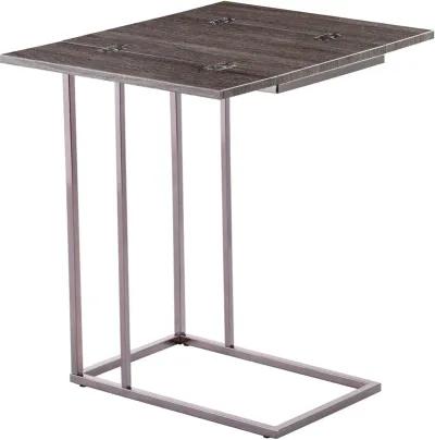 Clarkdom Gray Expandable C-Table