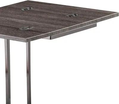 Clarkdom Gray Expandable C-Table