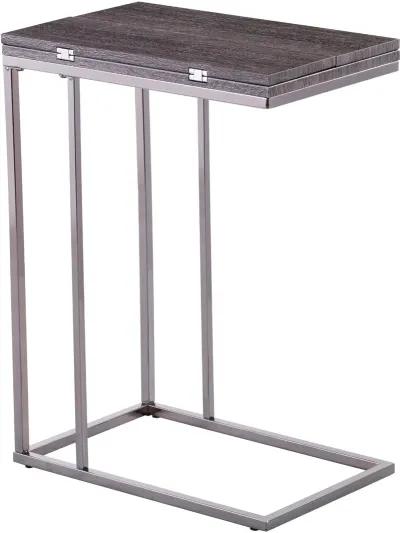 Clarkdom Gray Expandable C-Table