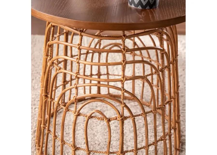 Weaverdon Round Bohemian Accent Table