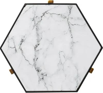 Kerrisdale Faux Marble Nesting Tables Set of 2