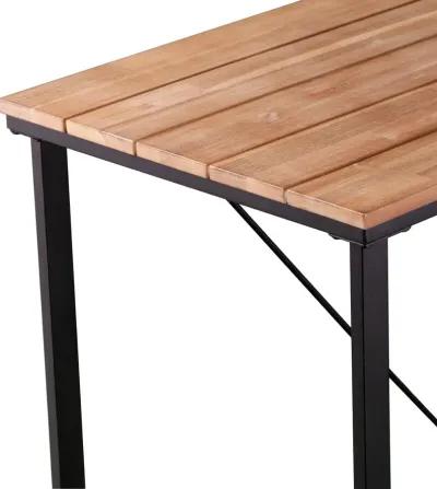 Venallo Indoor/Outdoor Light Brown Pub Table