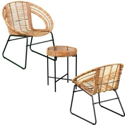 Alandhra Indoor/Outdoor 3pc Bistro Set