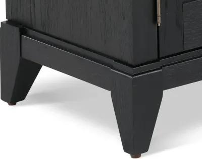 Macon Black Credenza