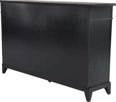 Macon Black Credenza