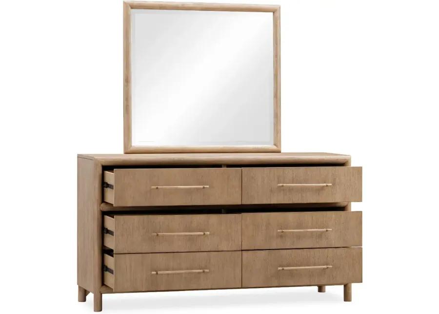 Dorsey Light Brown Dresser