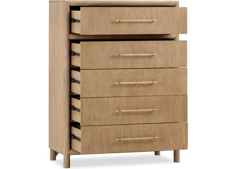 Dorsey Light Brown Chest of Drawers