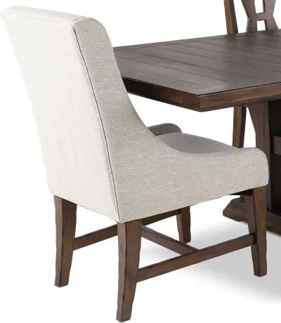 Villa Beige Upholstered Dining Chair