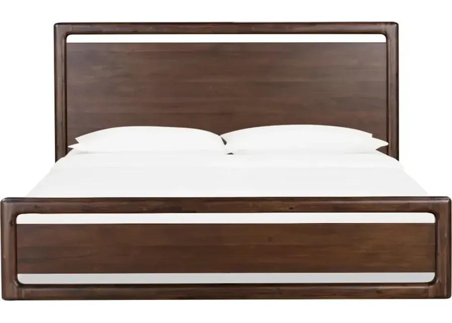 Sol Brown Full Platform Bed