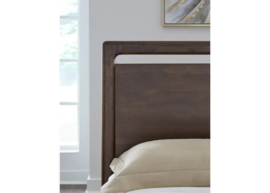 Sol Brown Full Platform Bed