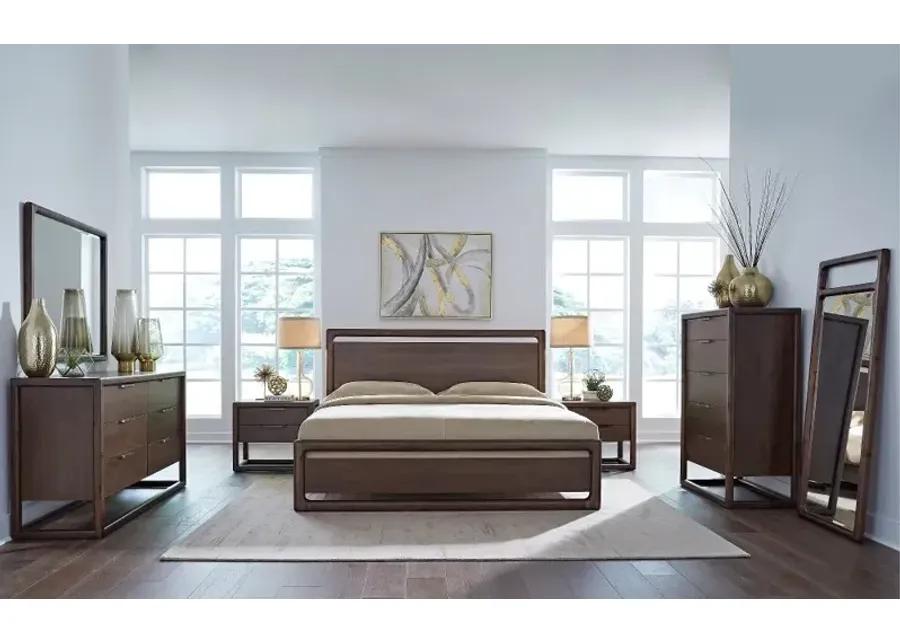 Sol Brown Full Platform Bed