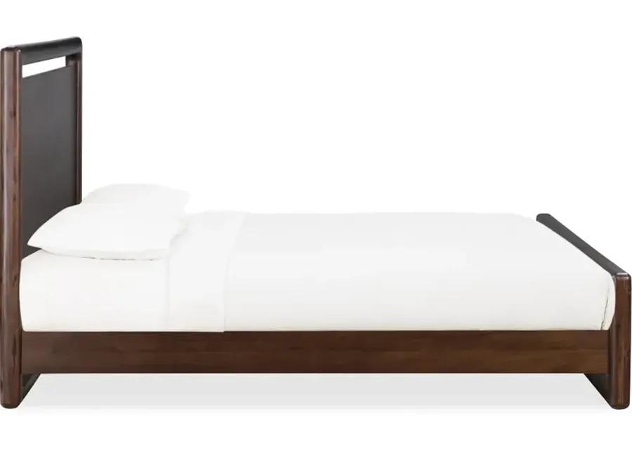 Sol Brown Full Platform Bed