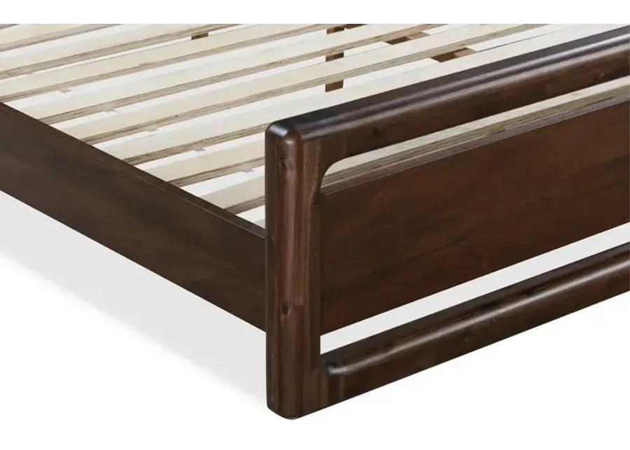 Sol Brown Full Platform Bed