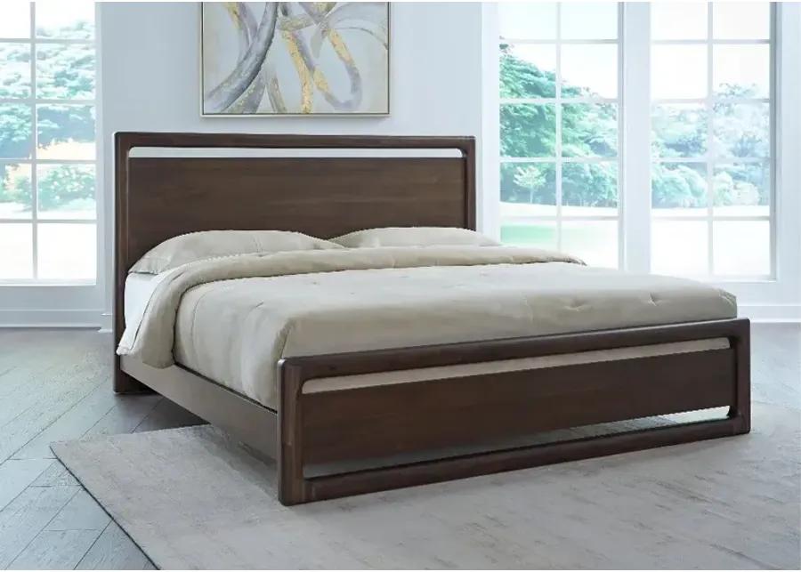 Sol Brown Full Platform Bed