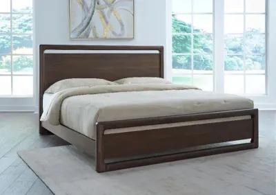 Sol Brown King Platform Bed