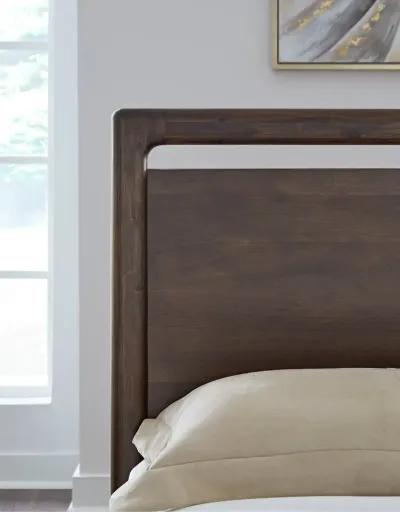 Sol Brown King Platform Bed