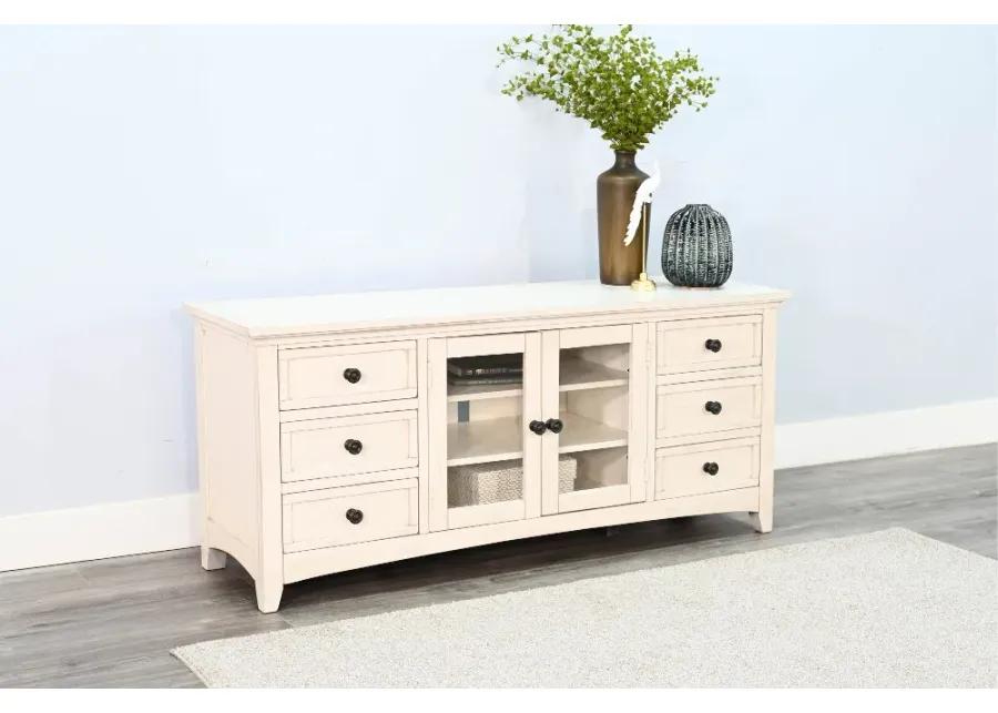 Marlo Marble White 62" TV Stand