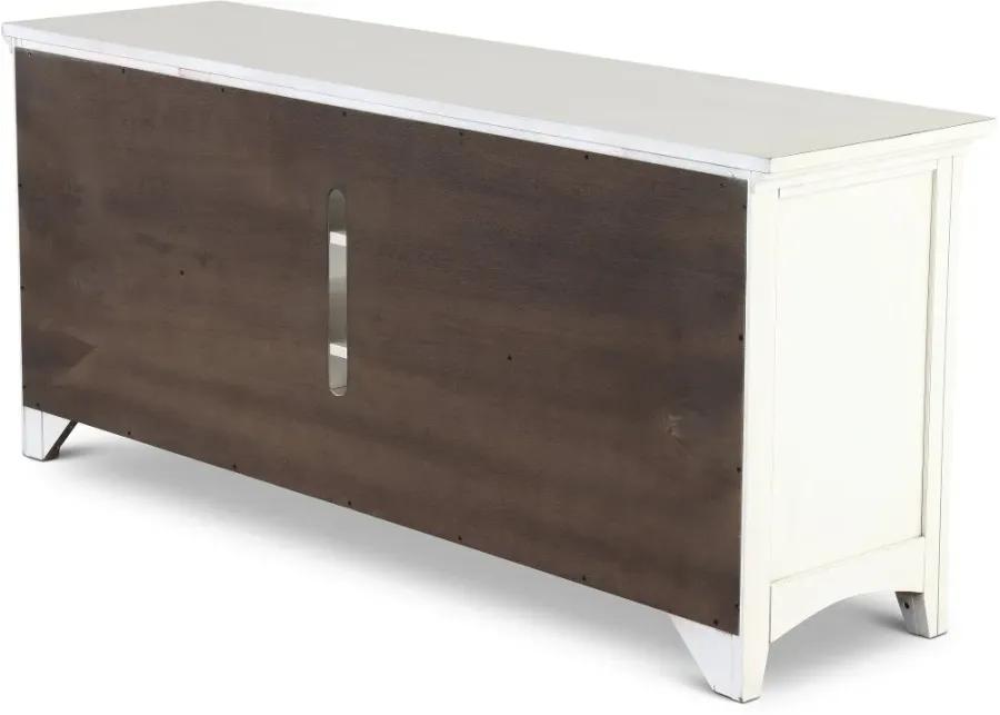 Marlo Marble White 62" TV Stand