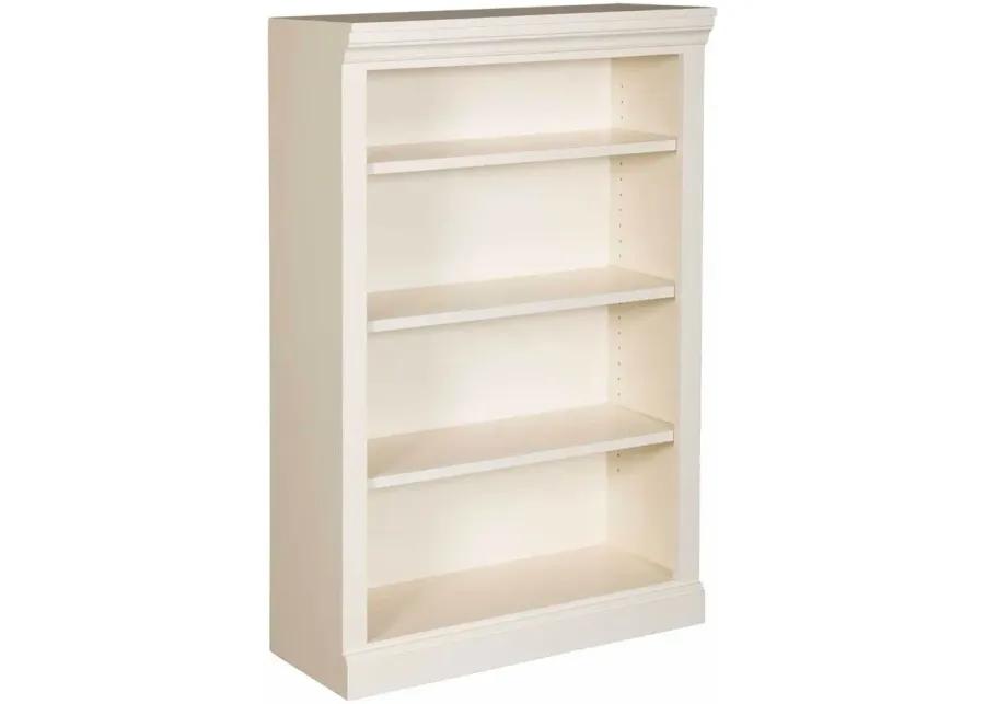 Jackson White Wash 48 Inch Bookcase