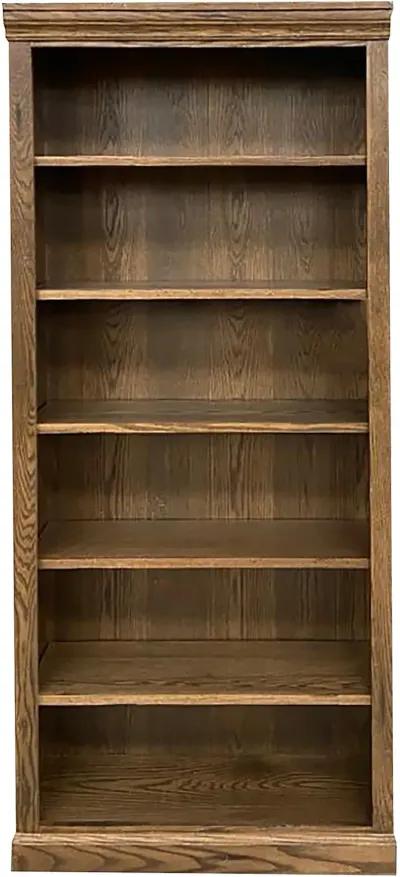 Jackson Rustic Oak 72 Inch Bookcase