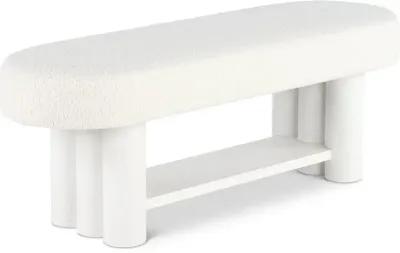 Geneva White Bed Bench