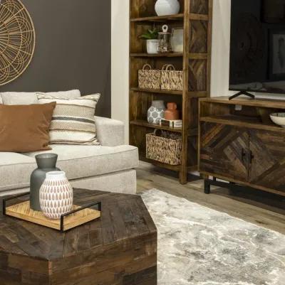 Upton Rustic Brown End Table