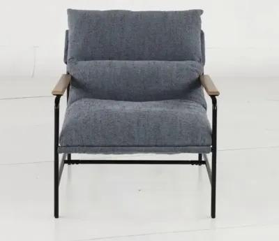 Mellow Steel Blue Accent Chair