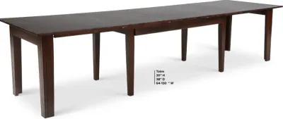 Kona Dark Brown Expandable Dining Table