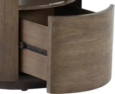 Bosley Porpoise Brown End Table