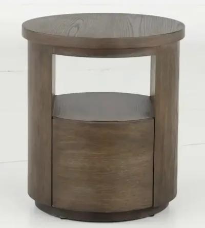 Bosley Porpoise Brown End Table