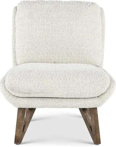 Emerson White Accent Chair