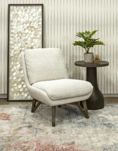 Emerson White Accent Chair