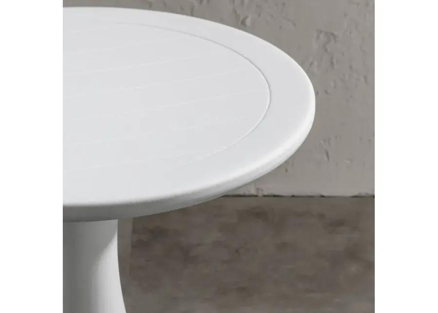 Dalya White Outdoor Bistro Table - South Shore