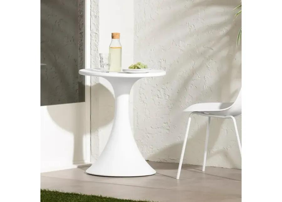 Dalya White Outdoor Bistro Table - South Shore