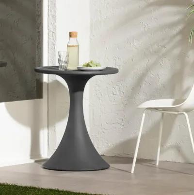 Dalya Dark Gray Outdoor Bistro Table - South Shore