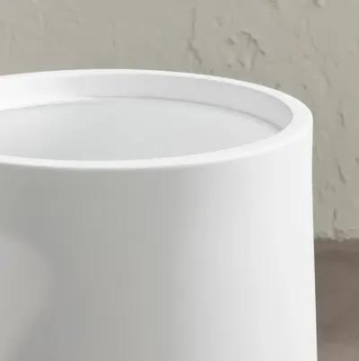 Dalya White 16" Outdoor Planter