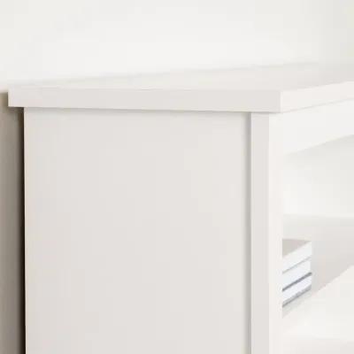 Gramercy White Twin Bed and Headboard Set - South Shore