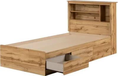 Cavalleri Oak Twin Bed and Headboard Set - South Shore