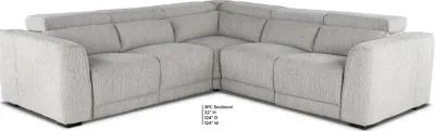 Noho Bisque 3-Piece Power Reclining Sectional