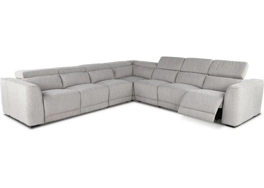 Noho Bisque 5-Piece Power Reclining Sectional