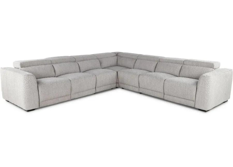 Noho Bisque 5-Piece Power Reclining Sectional