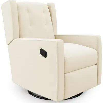 Mariella Baby Relax Cream Swivel Glider Recliner Chair